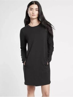 ATHLETA Balance Dress|Acid Wash Black| Size Medium|Athleisure